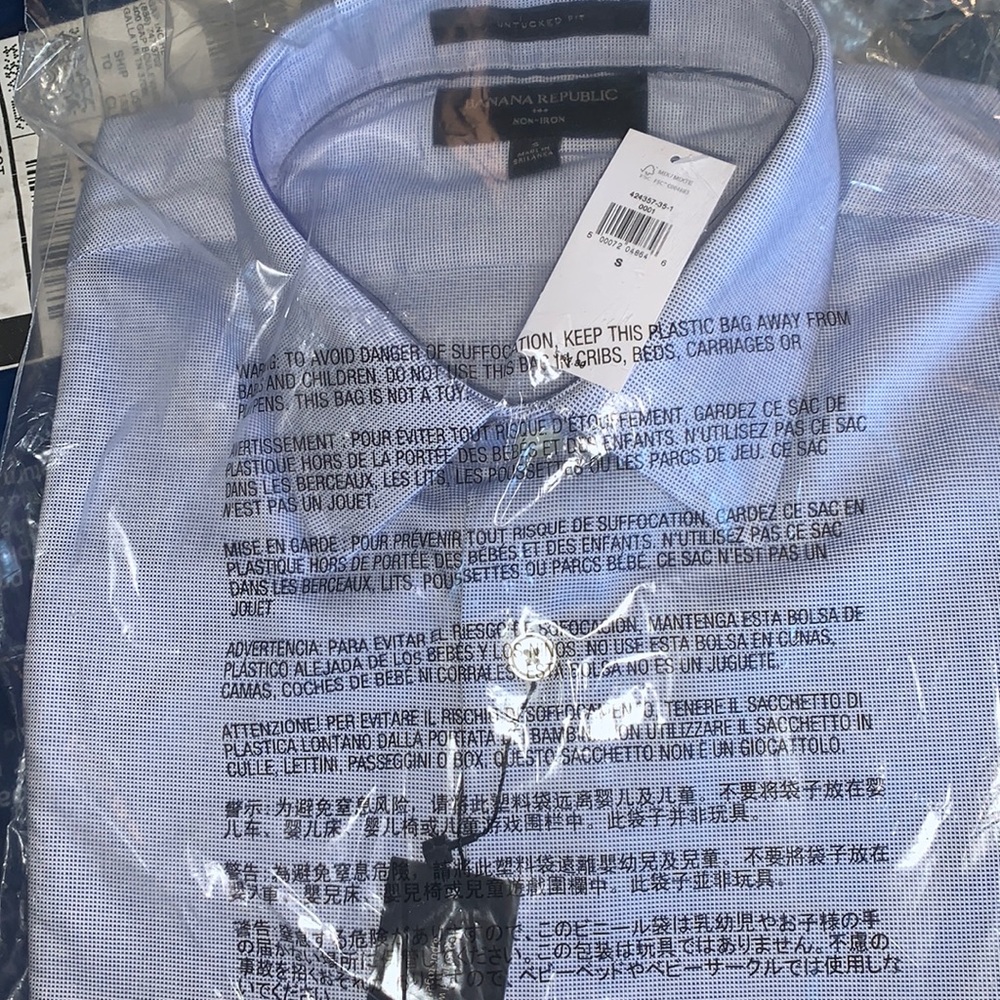 Banana Republic - non iron slim fit dress shirt